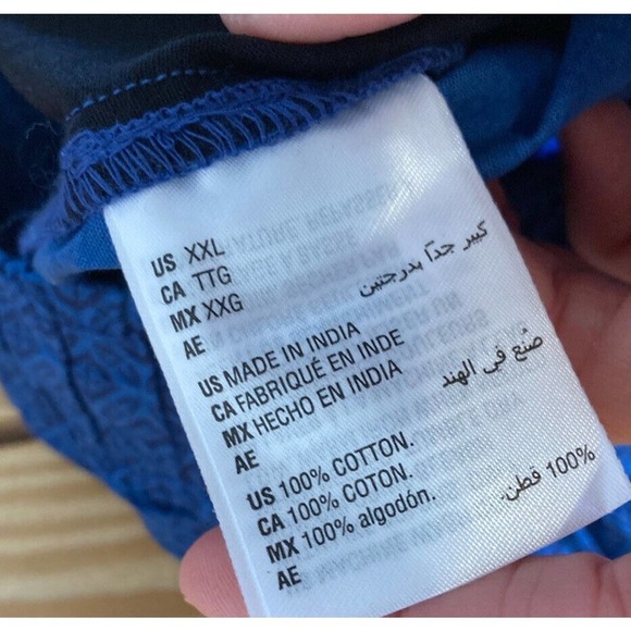 NWT Club Room Patterned Pajama Pants Size XXL Women’s Blue MSRP $30 - Picture 6 of 10